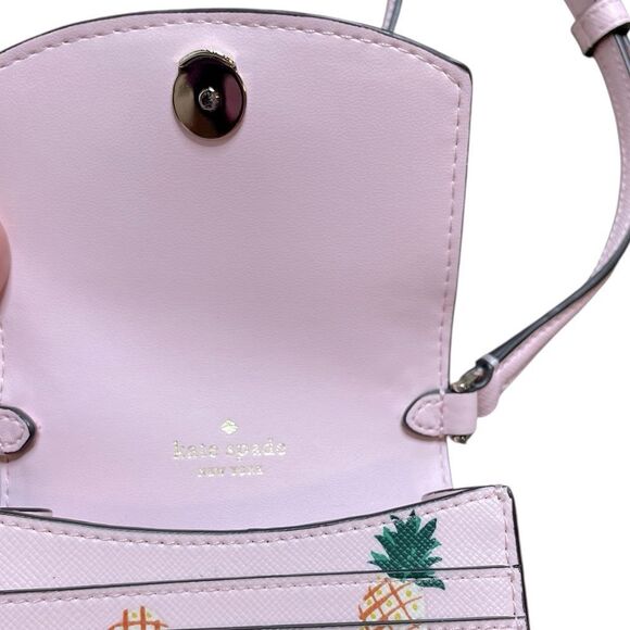 NWOT Kate Spade Pink Pineapple Crossbody Bag - Picture 5 of 10